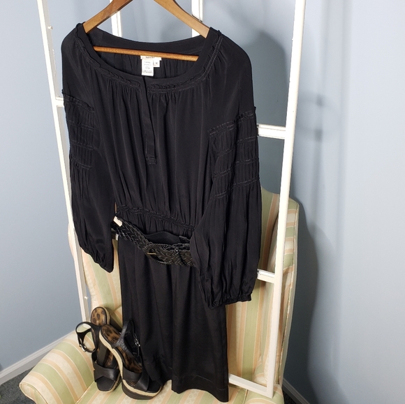 Boho Peasant Romantic Poet Pleated Sleeves Woven bel… - Picture 8 of 14